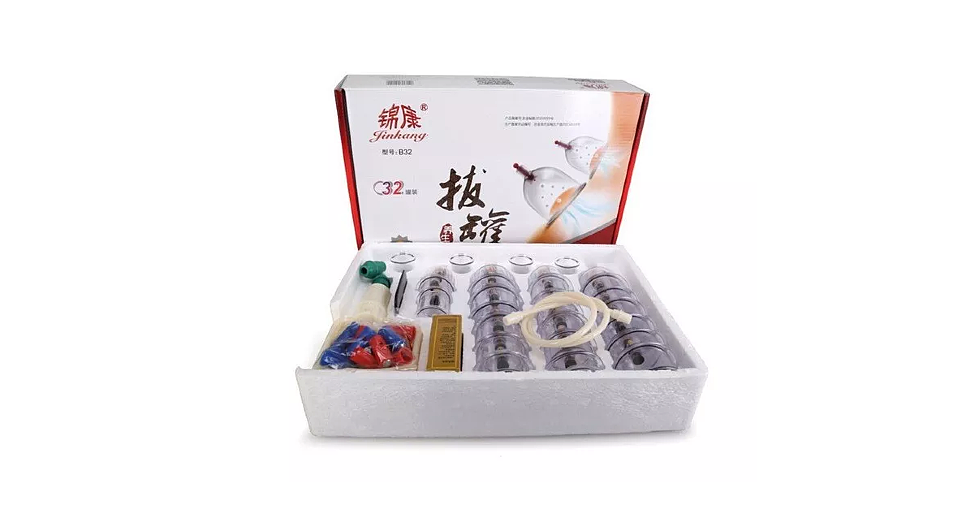 Набор для хиджамы Jinkang 32 банки и насос Набор для хиджамы Jinkang 32 банки и насос