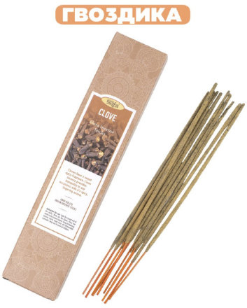 Aasha Herbals / Гвоздика - ароматические палочки 10 шт
