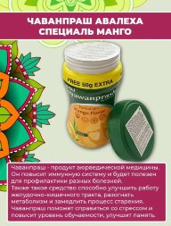 Vasu / Чаванпраш Авалеха Специаль со вкусом Манго, 550 г