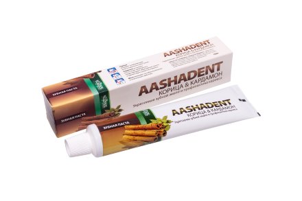 Aasha Herbals / Зубная паста Корица-Кардамон 100 г