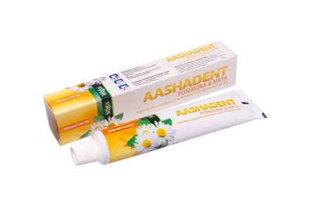 Aasha Herbals / Зубная паста Ромашка-Мята 100 г