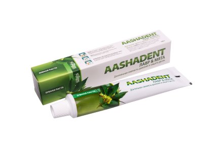 Aasha Herbals / Зубная паста Лавр-Мята 100 г