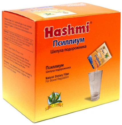 Hashmi / Клетчатка подорожника Ispaghol (Испагол), 12 саше по 4 г