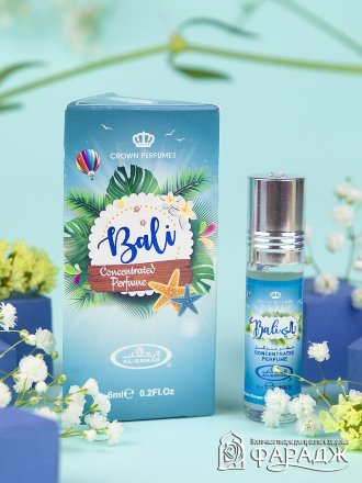 Al Rehab / Арабские масляные духи Унисекс BALI (Бали), 6 мл
