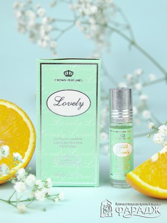 Al Rehab / Арабские женские масляные духи Lovely, 6 мл