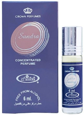Al Rehab / Арабские женские масляные духи SANDRA (Сандра), 6 мл