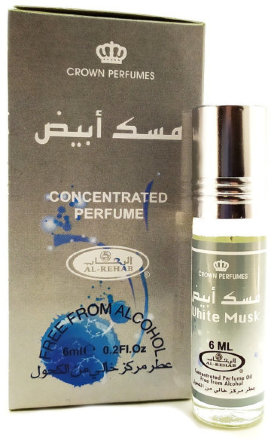 Al Rehab / Арабские масляные духи WHITE MUSK (Белый Мускус), 6 мл