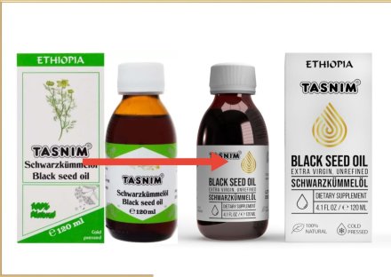 Масло черного тмина TASNIM первого холодного отжима из ЭФИОПСКИХ семян из Австрии 120 мл