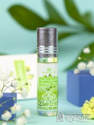 Al Rehab / Арабские женские масляные духи GREEN TEA (Зеленый чай), 6 мл