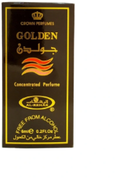 Al Rehab / Арабские масляные духи GOLDEN (Золотой), 6 мл