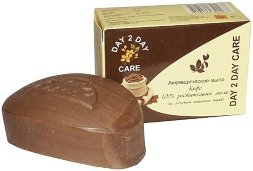Day2Day Care / Аюрведическое натуральное мыло Кофе, 100 г