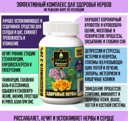 Hamzavi / Капсулы «ЗДОРОВЫЕ НЕРВЫ» 60 шт/б
