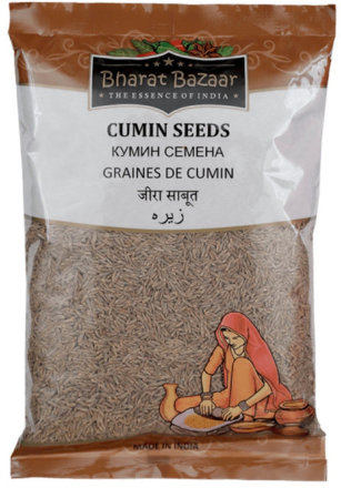 Bharat Bazaar / Кумин (зира), семена (Jeera Whole), 100 г