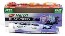 Dabur Vatika / Зубная паста Herb'l Black Seed с черным тмином 150 г + зубная щетка в подарок