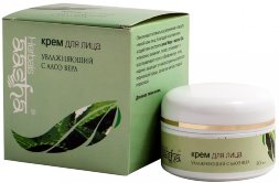 Aasha Herbals / Крем для лица увлажняющий с Алоэ Вера, 50 г