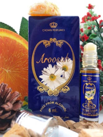 Al Rehab / Арабские масляные духи AROOSAH (Невеста), 6 мл