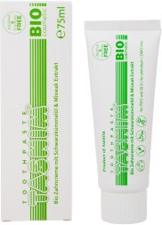 Зубная паста BIO Zahncreme TASNIM с экстрактом мисвака и маслом черного тмина из Австрии, 75 мл