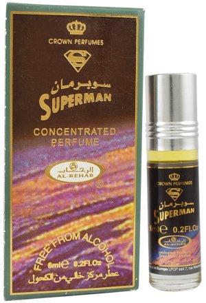 [Тестер] / Al Rehab / Арабские мужские масляные духи SUPERMAN (Супермен)