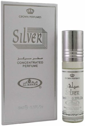 Al Rehab / Арабские масляные духи SILVER (Сильвер), 6 мл