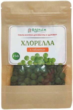 Фарадж / Хлорелла в таблетках, 250 г.
