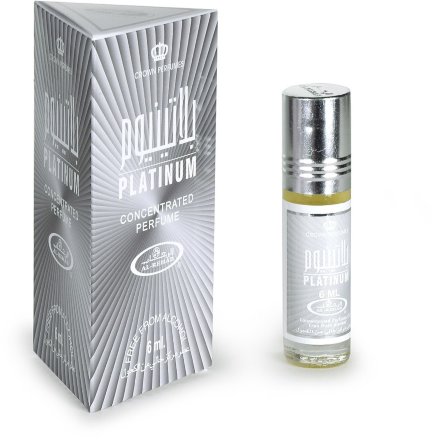 Al Rehab / Арабские мужские масляные духи PLATINUM (Платиновый), 6 мл