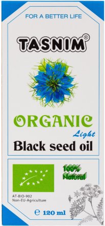 Масло черного тмина TASNIM BIO первого холодного отжима из ЕГИПЕТСКИХ семян из Австрии 120 мл
