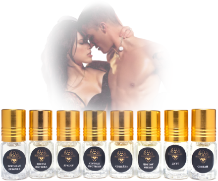 Shams / Набор парфюмированных масел Для Нее и Для Него 7 шт 2 мл
