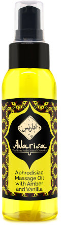 Adarisa / Массажное масло-афродизиак с ванилью и амброй 100 мл